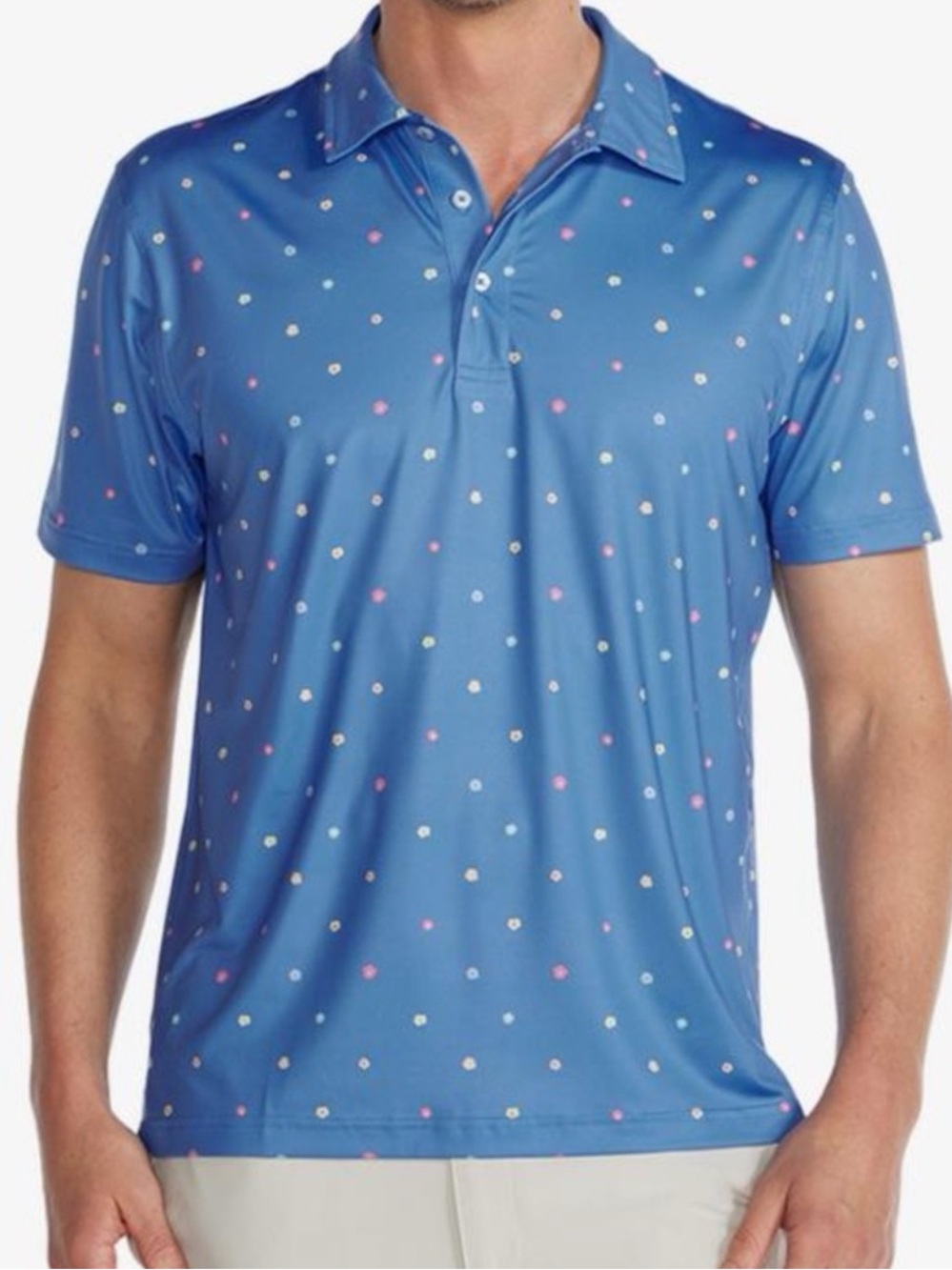 Chubbies "The Pollen Count" performance polo Men’s Size L